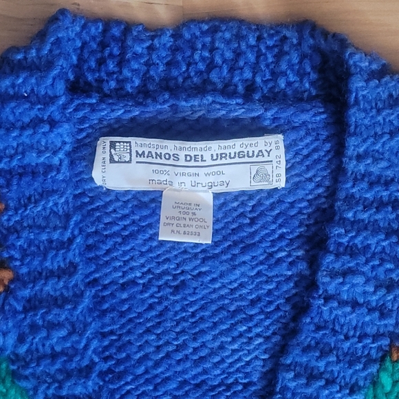 Vintage 80s Cap Sleeve Sweater Vest M-L - Picture 4 of 8